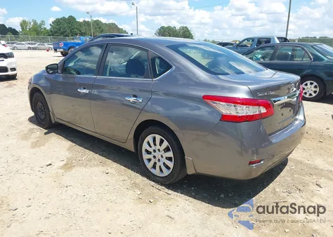 2015 Nissan Sentra S z USA, uszkodzony, nr VIN 3N1AB7AP9FY336041